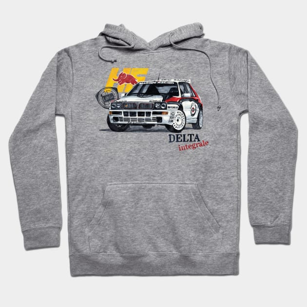 Lancia delta integrale Hoodie by dareba